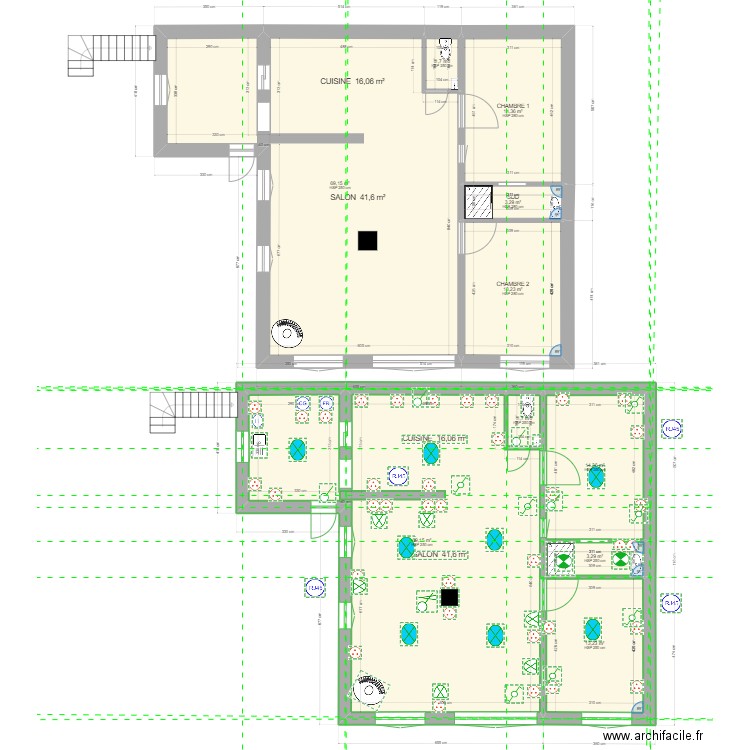 MAISON CONSTRUCTION OUMNAS DEF2-ELECTRICITE. Plan de 0 pièce et 0 m2
