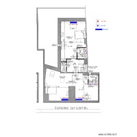 St MARTIN  Plan chauffage et sanitaire combles