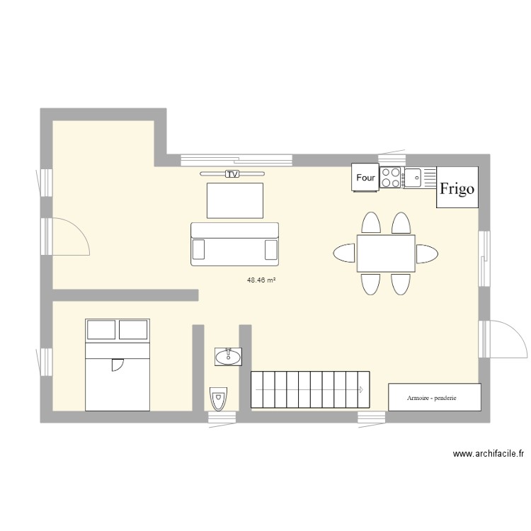 maisons. Plan de 0 pièce et 0 m2