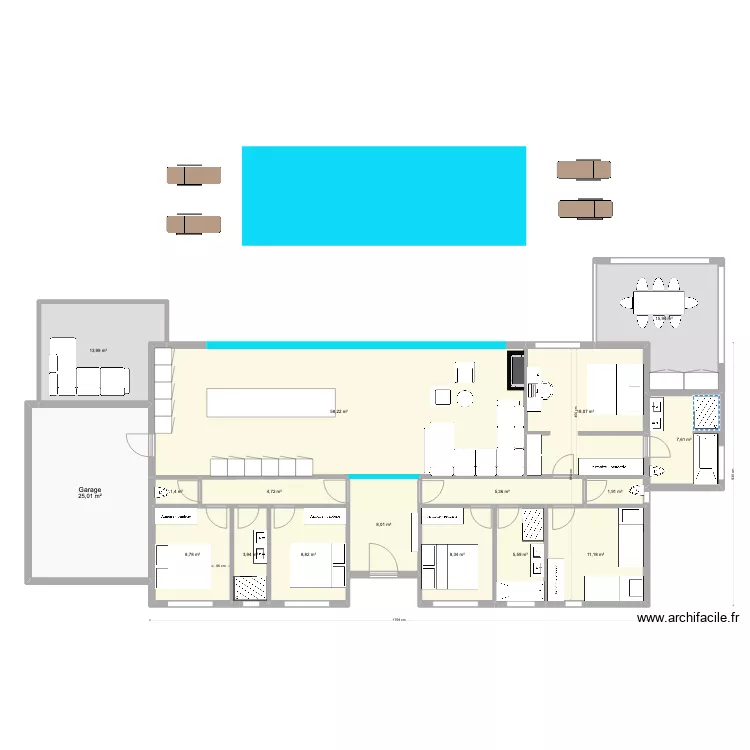 Serravalle nouvelle construction 3. Plan de 