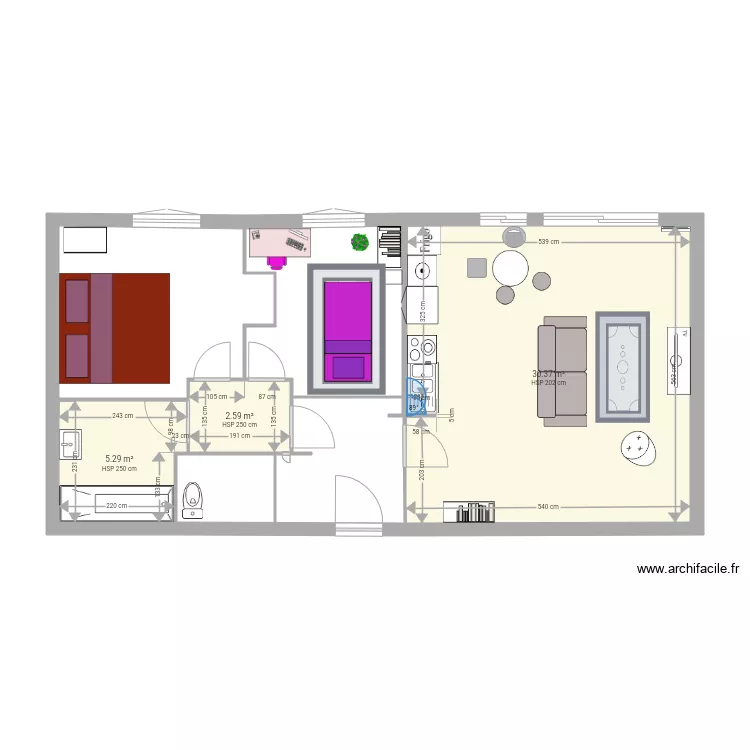 appart catie. Plan de appart catie. Plan de