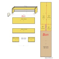 Tablette table basse 08
