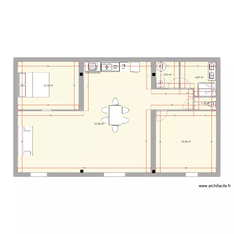 Plan sous-sol. Plan de 