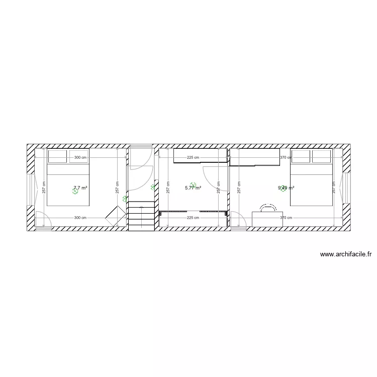 plan implantation etage sandra et gege. Plan de 