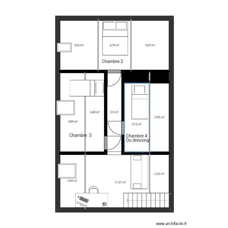 Maison étage . Plan de 0 pièce et 0 m2
