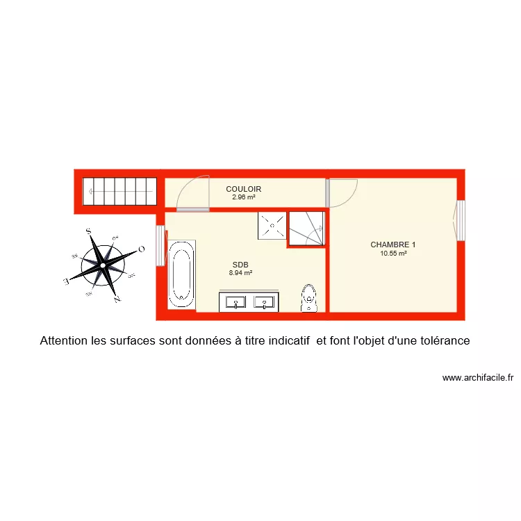 BI 6368 ETAGE Rita. Plan de 