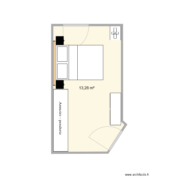 Chambre 1. Plan de 0 pièce et 0 m2