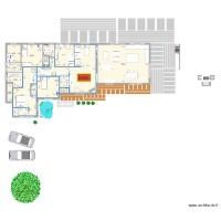 house plan, garage and ext