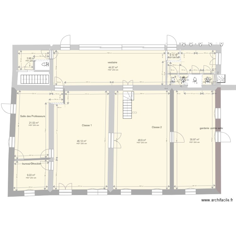 presbytere 2v4. Plan de 0 pièce et 0 m2