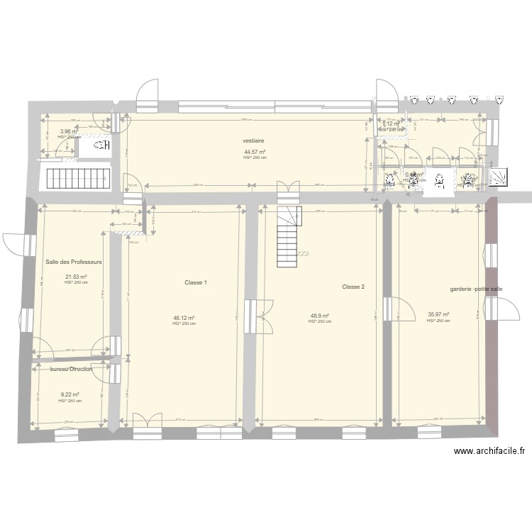 presbytere 2v4. Plan de 0 pièce et 0 m2