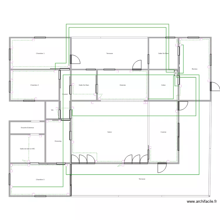Maison 2020. Plan de 