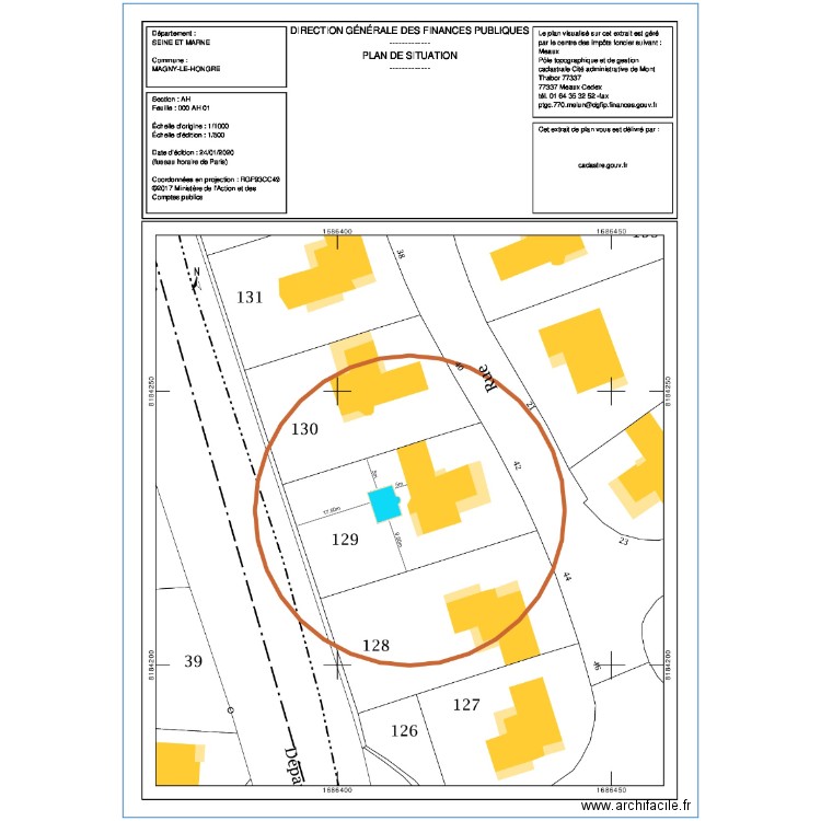 Dp castre daniel. Plan de 0 pièce et 0 m2