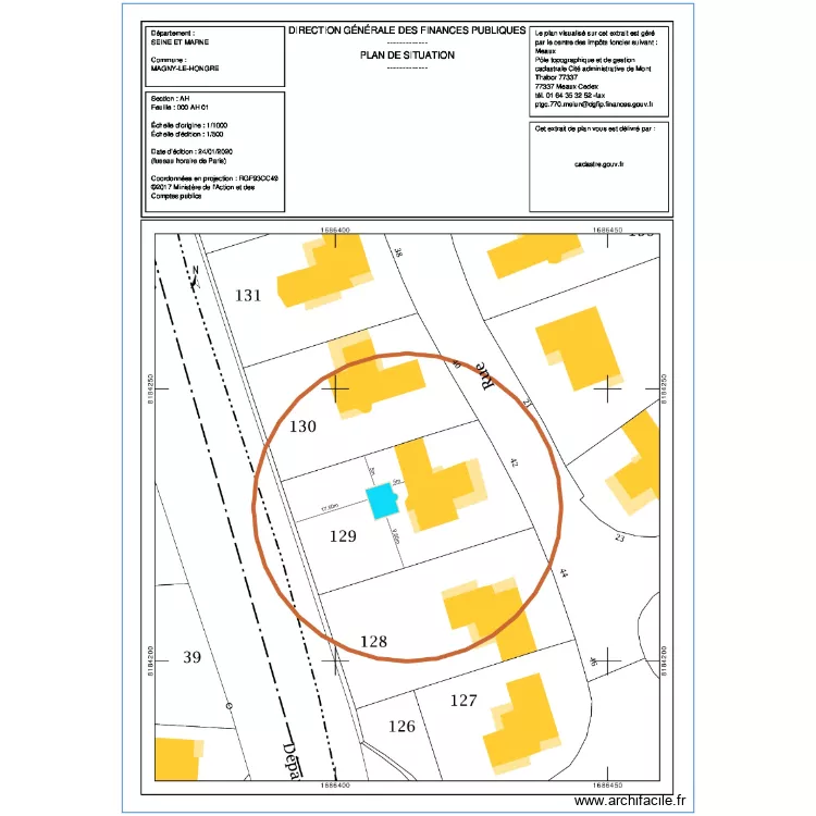 Dp castre daniel. Plan de 
