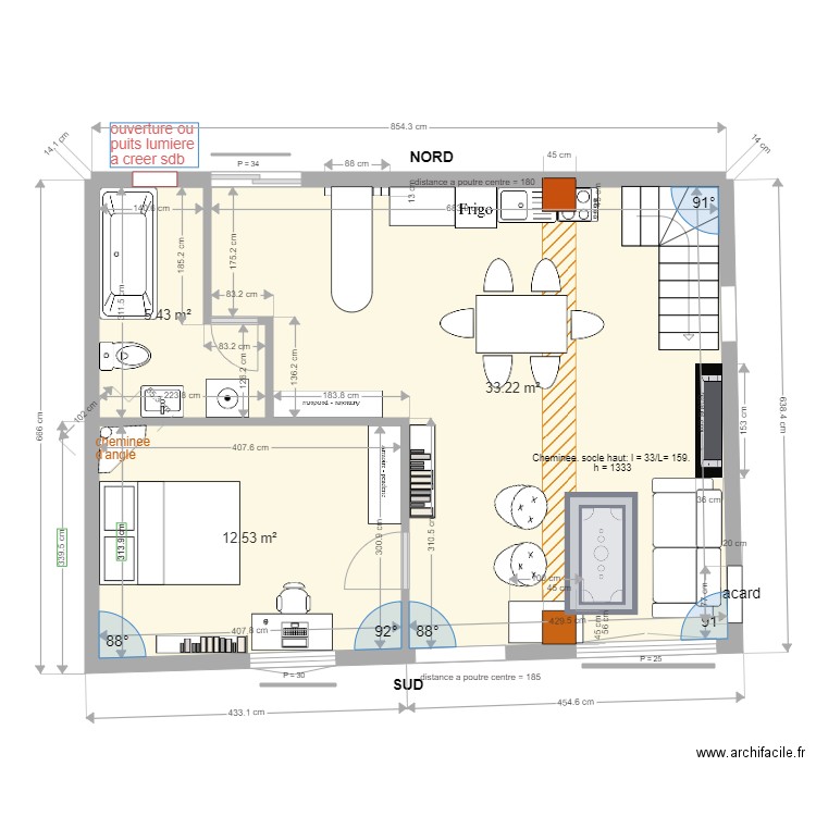 RDC Pinceloup 1 Option7. Plan de 0 pièce et 0 m2