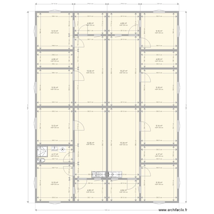 HLM Final modif. Plan de 0 pièce et 0 m2