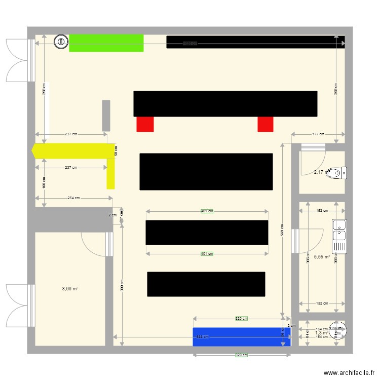 super. Plan de 0 pièce et 0 m2