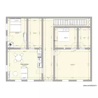 Surface rdc extension salon 2 meuble 