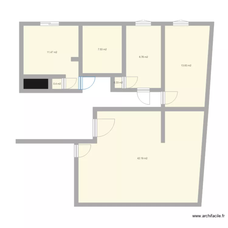 Appartement. Plan de 