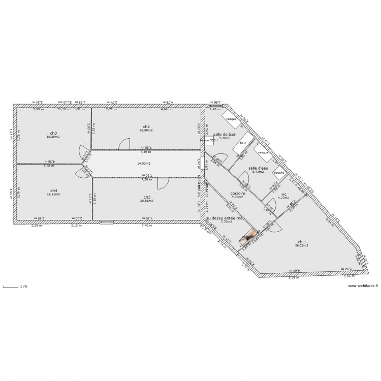 monbarois ideal etage. Plan de 0 pièce et 0 m2