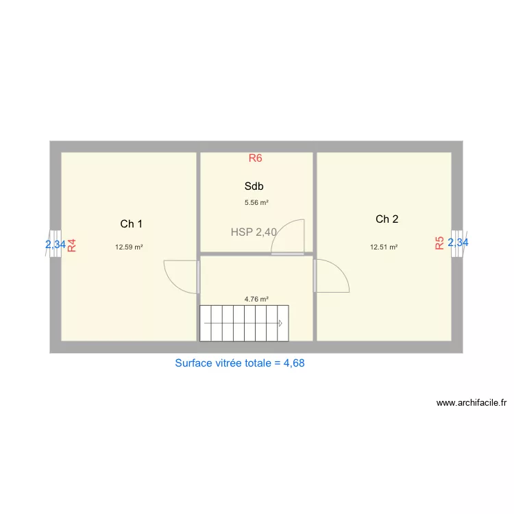 DE JAEGHER &eacute;tage 1. Plan de 