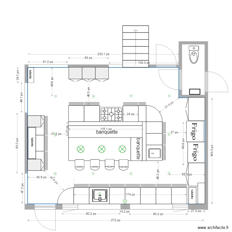 plancuisine112021. Plan de 2 pièces et 38 m2