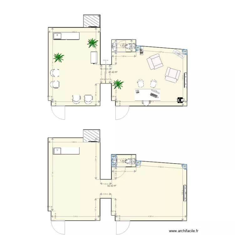 Centre AJC La Teste de Buch. Plan de 