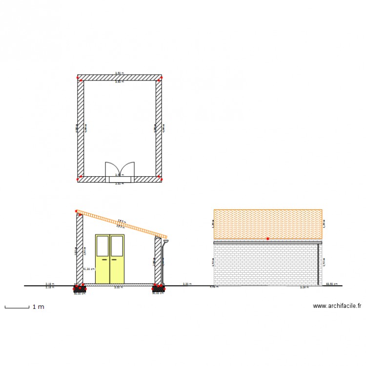 abri de jardin. Plan de 0 pièce et 0 m2