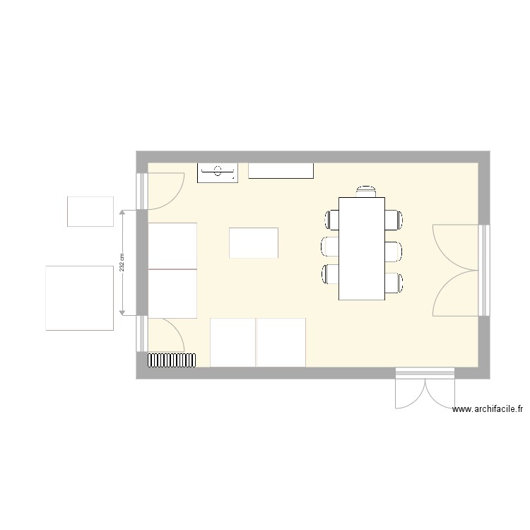 CANAPE SALON. Plan de 0 pièce et 0 m2