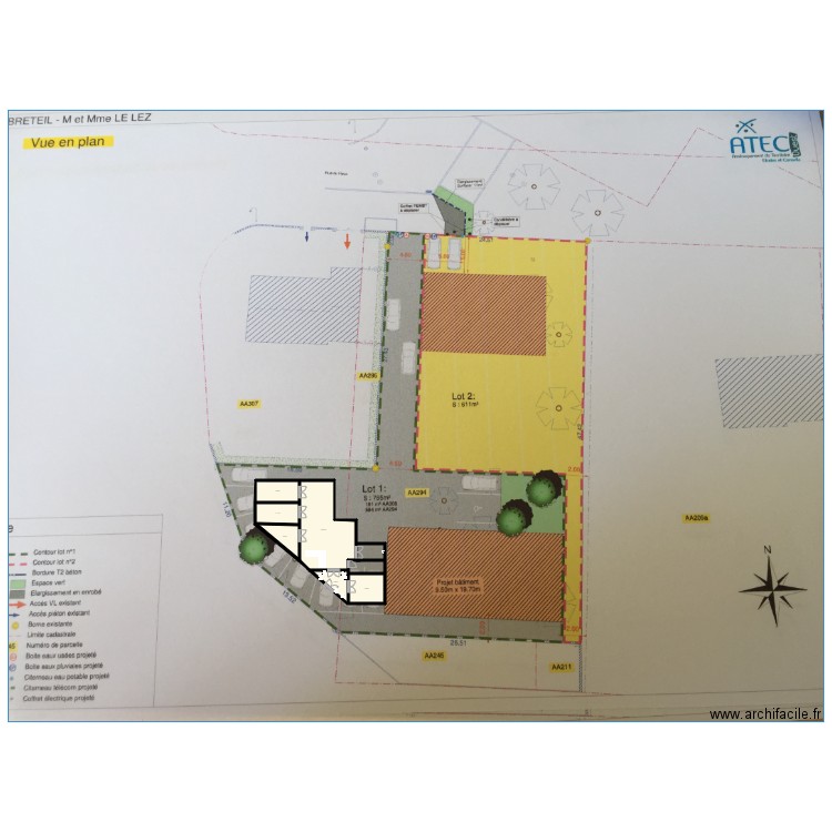 cab. Plan de 0 pièce et 0 m2