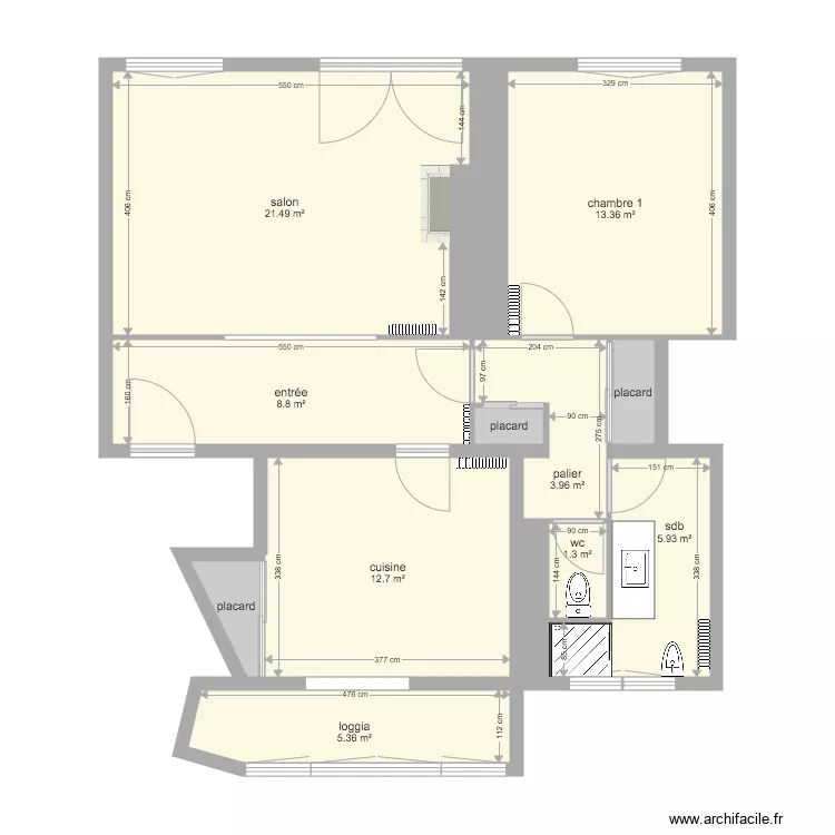 PERSO Charles. Plan de 