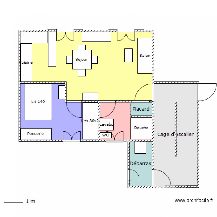 St Pierre. Plan de 0 pièce et 0 m2