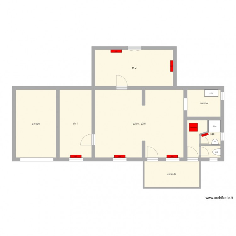 JASSENY. Plan de 0 pièce et 0 m2