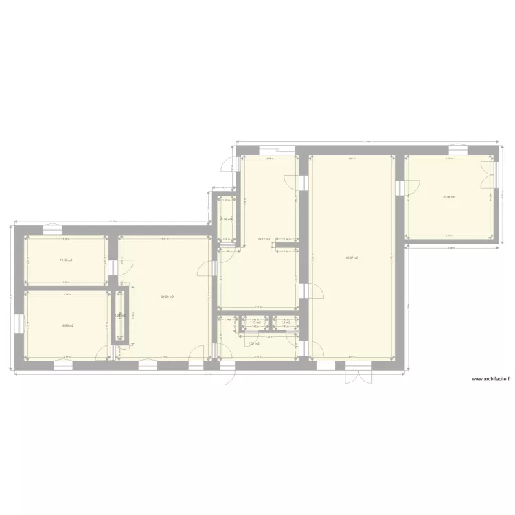 la fontaine saint loup rdc erp. Plan de 