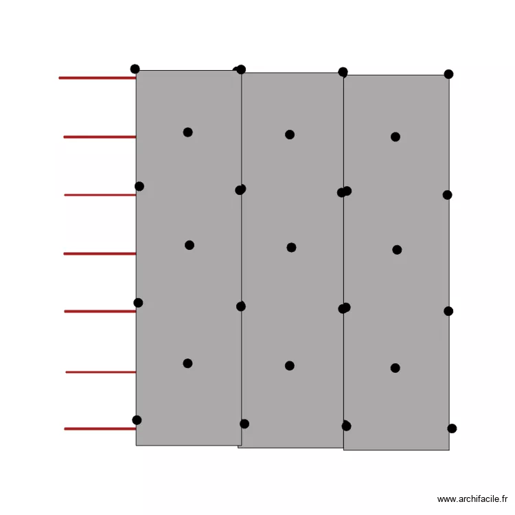 Toiture V&eacute;randa et Abri. Plan de 
