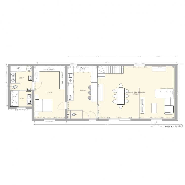 Maison futur RDC 5. Plan de 0 pièce et 0 m2