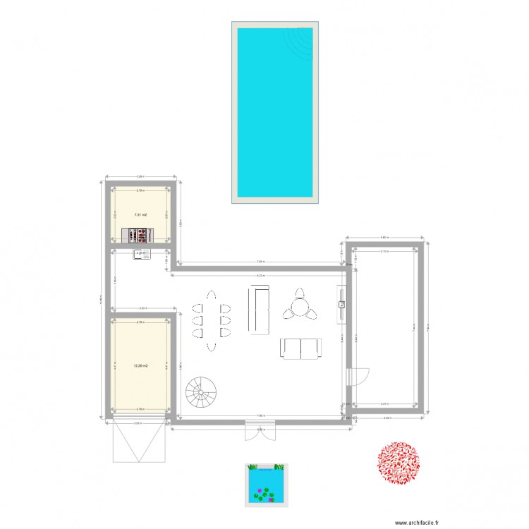 invest. Plan de 0 pièce et 0 m2