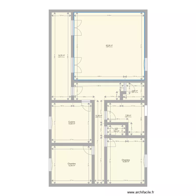 plan maison. Plan de 