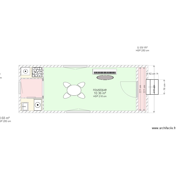 roulsik. Plan de 0 pièce et 0 m2