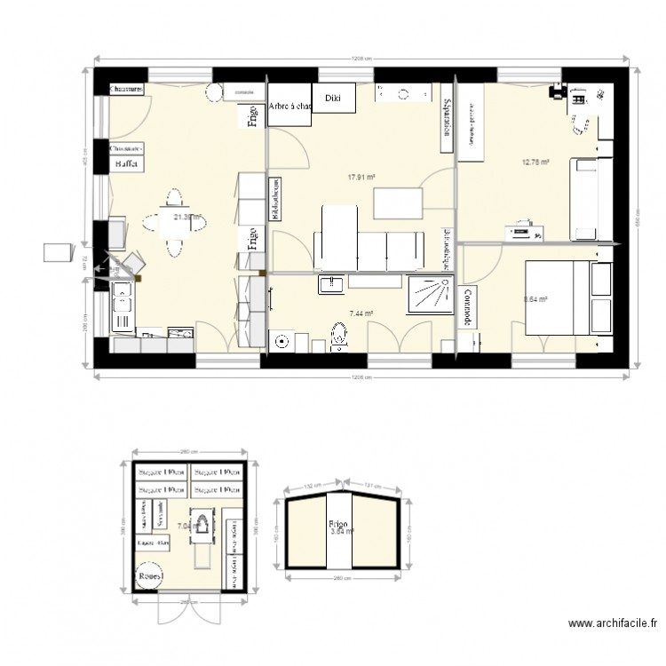 Esquennoy. Plan de 0 pièce et 0 m2