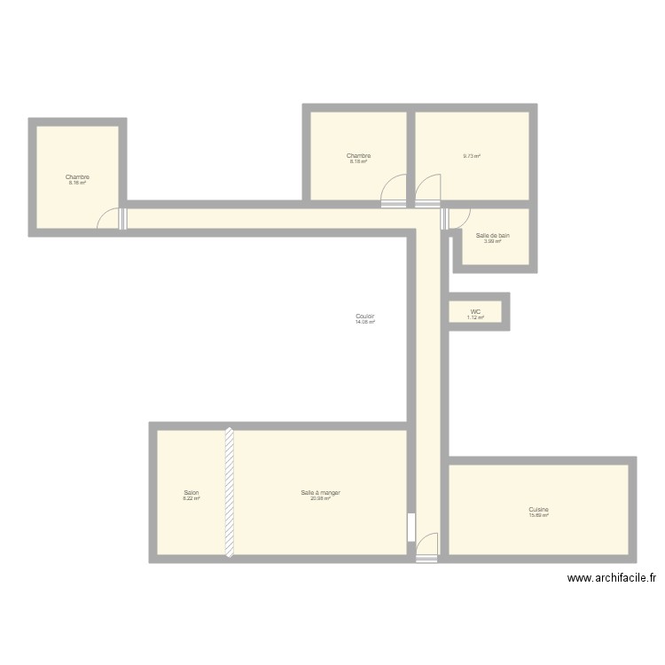 Maison A. Plan de 0 pièce et 0 m2