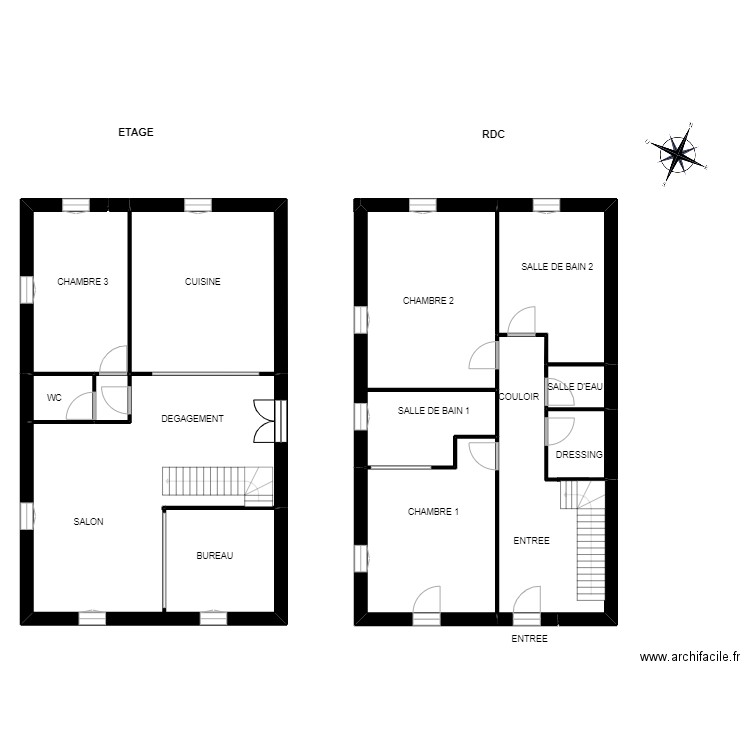 fayard. Plan de 11 pièces et 269 m2