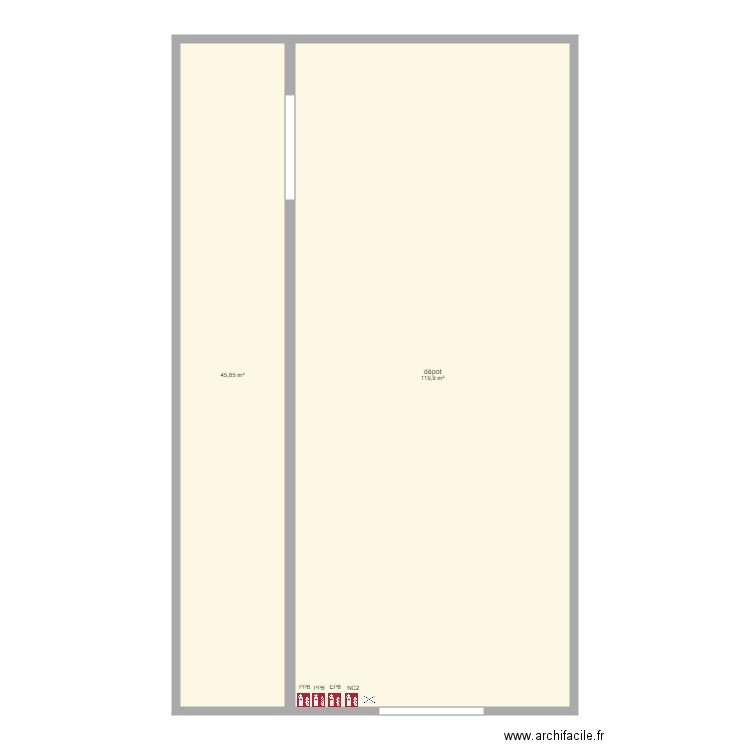 SAS Boileau. Plan de 0 pièce et 0 m2