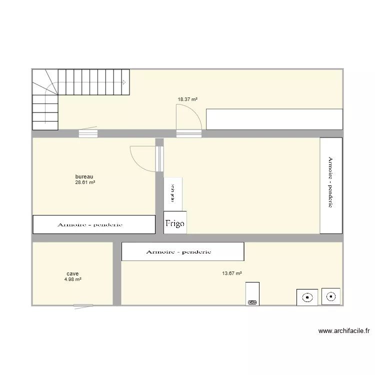 maison ssol. Plan de 