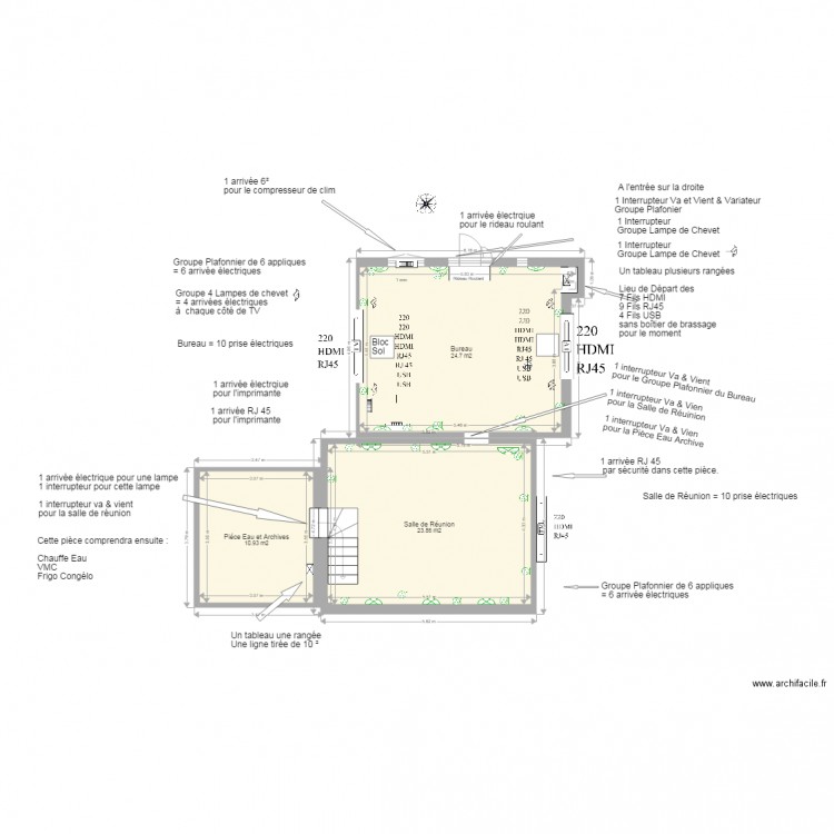 VT FLA solution économique. Plan de 0 pièce et 0 m2