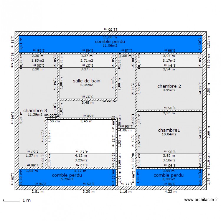 plan 3. Plan de 0 pièce et 0 m2