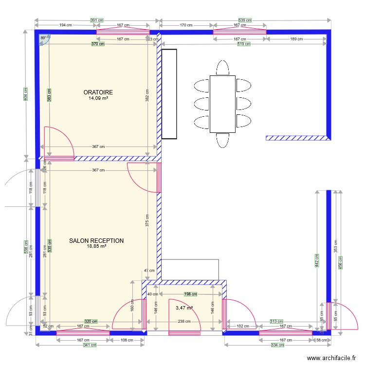 ENTREE SALLE COMMUNE V 001 16 07 2021. Plan de 0 pièce et 0 m2