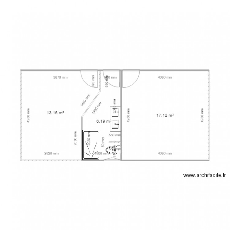 luange  rez de chaussée. Plan de 0 pièce et 0 m2