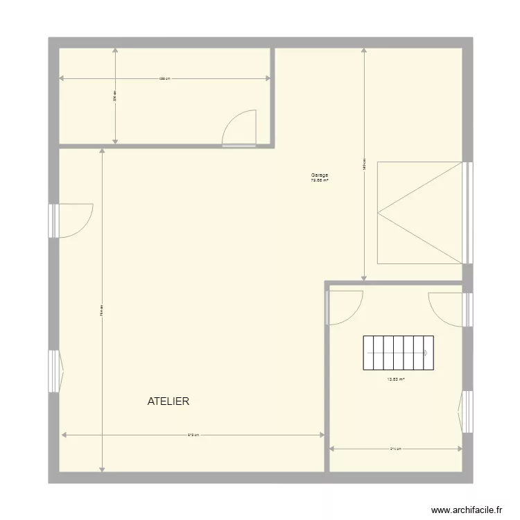 GAILLARD TARENTAISE. Plan de 