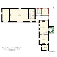  plan maison Grand bois Allard  RDC pièces