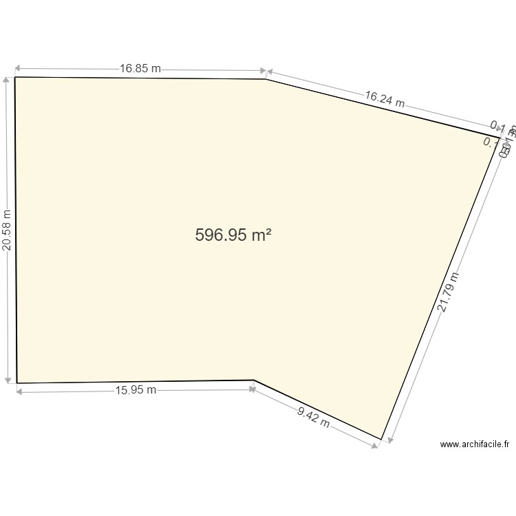 terrain. Plan de 0 pièce et 0 m2